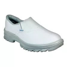 Sapato Monodensidade Branco Biqueira Termoplastica