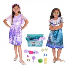 Set Baul Disfraces Disney Encanto Hermanas Mirabel Isabel 