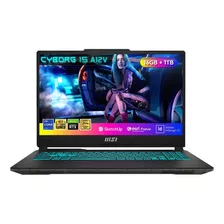 Laptop Msi Cyborg 15 Core I7 12th Rtx 4060 8gb 16gb 1tb