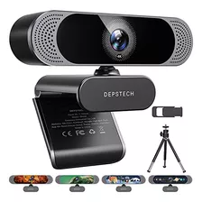 4k Webcam, Depstech Dw49 Hd 8mp Autofocus Webcam