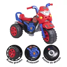 Moto Elétrica Spider 12 V Motinha Crianças Biemme Vermelho Voltagem Do Carregador 110v/220v