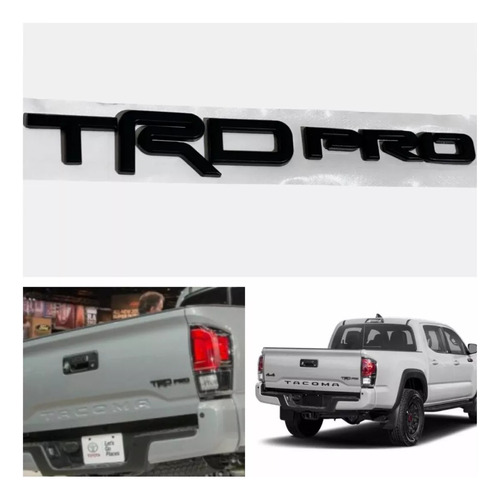 Emblema Trd Pro Toyota Tacoma Trd Pro Excelente Calidad Foto 9