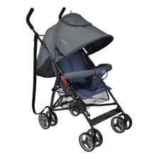 Coche Bebe Paseador Future Happy Baby Color Azul Chasis Negro