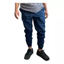 Calças Jeans Camuflada Masculina Jogger Com Punho Elastico