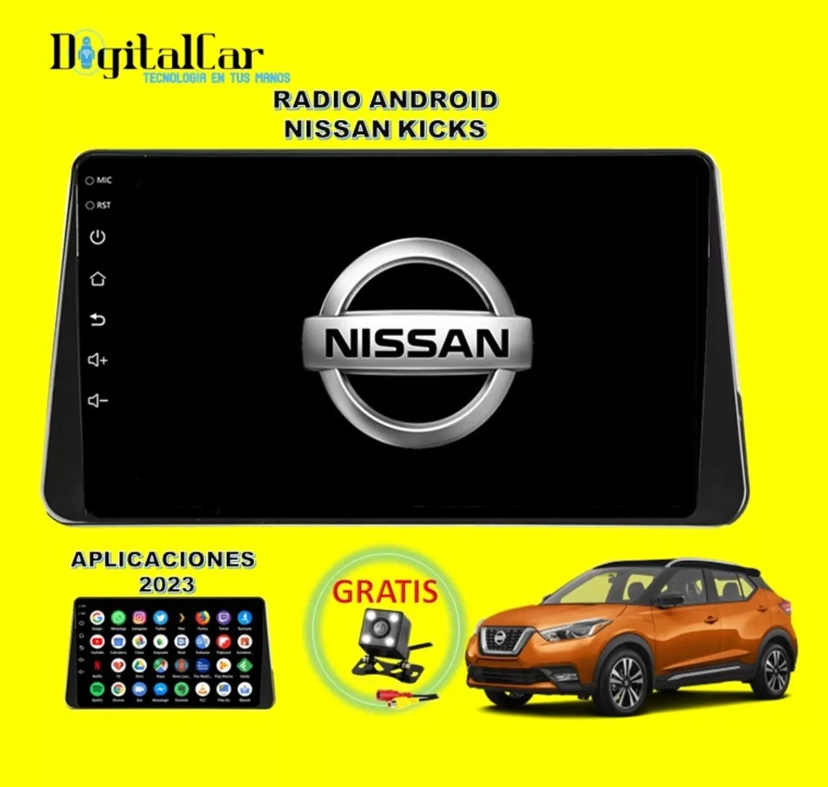 Radio Android Original Nissan Kicks + Gps