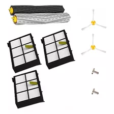 Kit Filtros Y Cepillos Hepa Y Cilindros Roomba 8xx Y 9xx