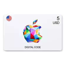 Apple Itunes 5 Dólares Usa - Código Digital Original