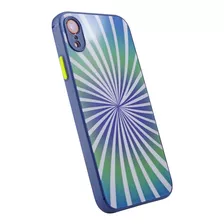 Fundas Rayada Psicodélicas Antigolpes Para iPhone XR