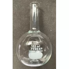 Matraz Balón De Fondo Plano Pyrex 125ml Borosilicato