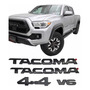 Emblema Letras Sobreposicion Tacoma - V6 - 4x4 + Regalo Trd
