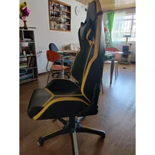 Silla Gamer Tukasa W - 186 Negra/amarilla