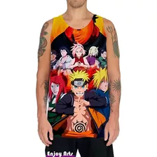 Camiseta Regata Masculina Naruto Uzumaki Shippuden 2 Boruto