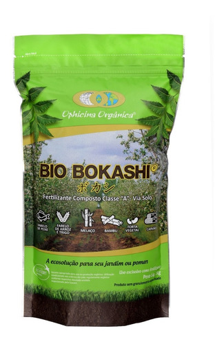 Bio Bokashi Farelado - Fertilizante Orgânico Classe A - 1kg 