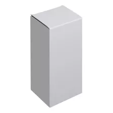 Caixa Branca 9,5x4,7x4,7cm Frasco Vidro Cubo 50ml - 50 Unid.