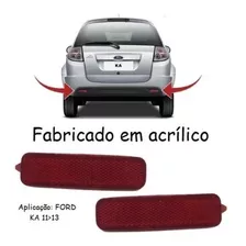 Par Refletor Parachoque Traseiro Ford Ka 2012 2013