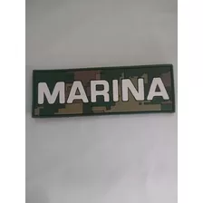 Insignia De Pvc Para Chaleco Parte Delantera Leyenda Marina