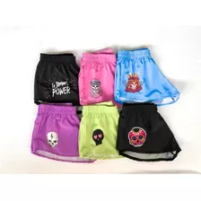 Kit Shorts Feminino 6 Pçs Barato Lançamento Promoção Verão