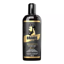 Shampoo Para Barba Bravus Premium 140ml 4in1 Barba E Cabelo