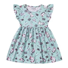 Vestido Infantil Verão Unicórnio - Fakini Forfun