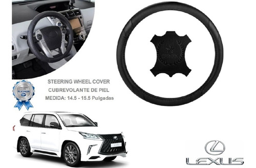 Funda Cubrevolante Negro Piel Lexus Lx 2024 Foto 2