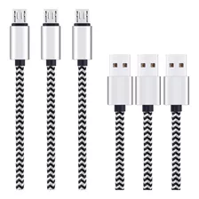 Cable Micro Usb Ailun De 10 Pies, Paquete De 3 Unidades, De