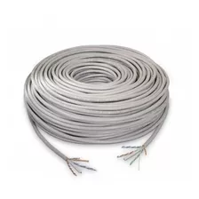 Rollo De Cable Utp5e Interior 100 Metros Sat65% Color Blanco