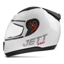 Capacete Fechado Pro Tork Jett Evo Line Branco Tamanho 58 Cor Branco-brilhante