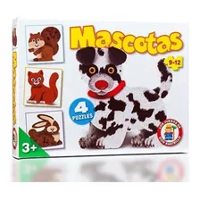 Juego De Mesa Puzzle Infantil Mascotas Ruibal H353