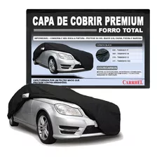 Capa Para Carro Carrhel Forrada Proteção Uv Carbon Black 