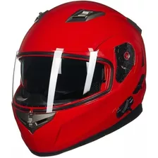 Casco Para Moto + Intercomunicador Radio Fm Doble Visor 