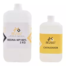 Resina Epoxica Transparente Mp100% 3kg