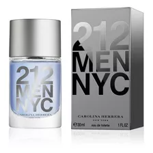 Perfume Masculino Carolina Herrera 212 Edt 30 Ml Masculino -100% Orig Volume Unitário 30 Ml