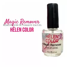 Removedor De Esmalte Em Gel Magic Remover Helen Color 15ml