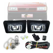 Kit Farol Neblina Milha Uno Fiorino 1984 85 A 2004 + Brinde