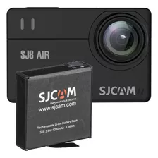 Câmera De Ação Sjcam Sj8 Air - Preto + Bateria Recarregável