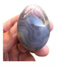 Yoni Egg Ovo De Ágata Polida S/ Furo Pedra Natural