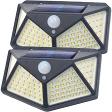 Lampara Solar 100 Led X 2 Unidades