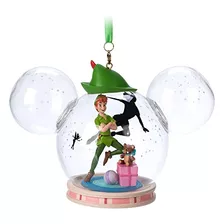 Adorno De Campana De Cristal De Peter Pan