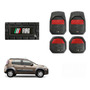 Emblemas Espadines Rojos Adheribles Fiat Uno 1988