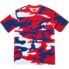 Playera Supreme S/s Pocket Tee Original Camo Box Logo Hype