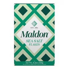 Maldon Sal, Copos De Sal Marina, 8.5 Oz (240 G), Kosher, Nat