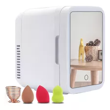 Mini Bar Refrigerador 4l Con Espejo Para Cocina Auto Oficina