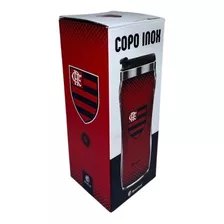 Copo Térmico Inox Com Tampa Flamengo Série Ouro Original