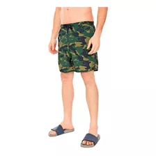 Short Aeropostale Masculino Print Camuflado Verde