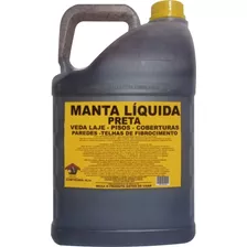 Manta Líquida Emborrachada Preta Promoção 10 Litros