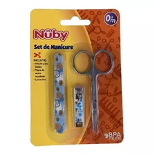  Set De Manicura Nuby Tijera-alicate-lima - Bemar Babys