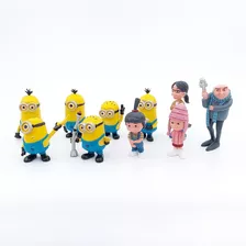 Set De 10 Figuras Minions De Colección