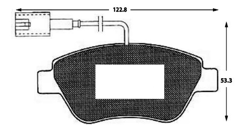 Pastilla De Freno Delantera Fiat Panda  1.4 2012 Foto 2