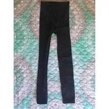 Leggings Negros Con Brillo Talla 4-6