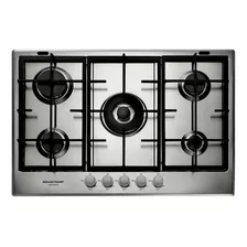 Fogão Cooktop Gás Brastemp Gourmand Bdk75 Inox 220v 5 Bocas